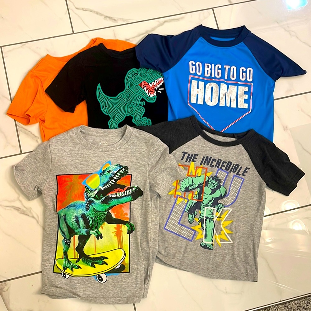 Size 4 boys lot of 5 tshirts